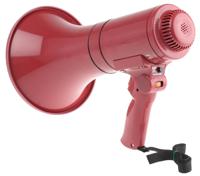 er1215s TOA ER1215S Red 15 W Hand Grip Megaphone with Siren Alert