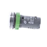 xb5evb1 Schneider Electric, XB5, Panel Mount White Universal LED Pilot Light Complete, 22mm Cutout, IP66, Round, 24V ac/dc