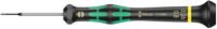 05117990001 Wera Slotted Precision Screwdriver, 0.8 x 0.16 mm Tip, 40 mm Blade, 137 mm Overall