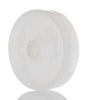 4093 LAG White Polyamide Hygienic, Low Rolling Resistance, Non-Marking Trolley Wheel, 250kg