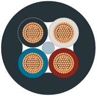 6xv18012b Siemens Multipair Cable, 4 Cores, 1.5 mm², 1000m