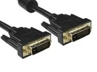 182-8564 RS PRO, Male DVI-D Dual Link to Male DVI-D Dual Link  Cable, 1mBlack sheathFoil shielding
