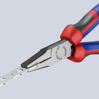 20-02-160 Knipex Flat Nose Pliers, 160 mm Overall, Flat, Straight Tip, 30mm Jaw