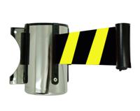rewo20nj Viso Black & Yellow Aluminium Strap Reel, 2m, Black, Yellow Tape