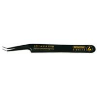 5-053-13 Bernstein 110 mm, Stainless Steel, Oblique, ESD Tweezers