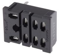 pt08-0 Omron PT08 8 Pin 110V ac DIN Rail Relay Socket, for use with LY1-0, LY2-0, LY2Z-0