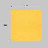 1820584 Rubbermaid Commercial Products HYGEN MF R-40 Cloth Yellow Microfibre Cloths for Wet/Dry, Case of 24
