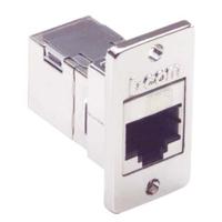 ecf504-sc6a L-Com ECF Series Single-Port RJ45 Ethernet Coupler, Cat6a, Shielded
