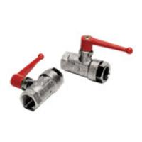 0469-10-17 Legris Nickel Plated Brass 2 Way, Ball Valve, Threaded 3/8in, 15.25mm