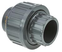721511106 Georg Fischer Plastic Pipe Fitting, Straight Union, 1/2in