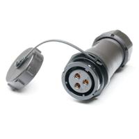 304-758 RS PRO Industrial Circular Connector, 3 Contacts, In-Line Cable Mount, SY21 Connector, Socket, Female, IP67, SY21 Series