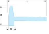 205h30 Facom Steel Engineer's Hammer with Hickory Wood Handle, 380g