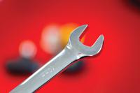 487-056 RS PRO Combination Ratchet Spanner, 10mm, Metric, Double Ended