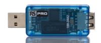 188-3482 RS PRO Straight, Cable Mount, Female to Male- Single Port Type A to A 2.0 USB Connector