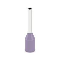 2100146 Phoenix Contact Insulated Ferrule, 6mm Pin Length, 0.8mm Pin Diameter, Violet