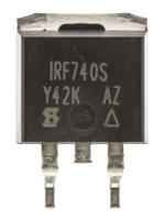 irf740spbf Vishay IRF740S Type N-Channel MOSFET, 10 A, 400 V Enhancement, 3-Pin TO-263 IRF740SPBF