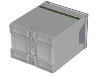 65010010hmt1-cn-100-ak Bopla DIN Rail Enclosure Enclosure Type CombiNorm-Classic Series , 109.5 x 75 x 100mm, ABS DIN Rail Enclosure