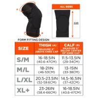 18526 Ergodyne Black Anti Slip Foam Slide On Knee Pad Resistant to Slip