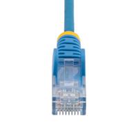 n6pat50cmbls StarTech.com, 0.5m Cat6, Blue RJ45 to Male RJ45 Male, U/UTP Unshielded, Terminated PVC Sheath