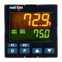 pxu21d20 Red Lion PXU Panel Mount PID Temperature Controller, 48 x 48mm 1 Input, 2 Output Logic/SSR, Relay, 100 → 240 V