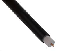 173-6018 RS PRO Black 0.5mm² Hook Up Wire, 20 AWG, 7/0.3 mm, 25m, Polyethylene Insulation