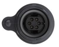 pxp701206sst Bulgin Circular Connector, 6 Contacts, Front, Standard Connector, Socket, Female, IP66, IP68, IP69K, Buccaneer 7000