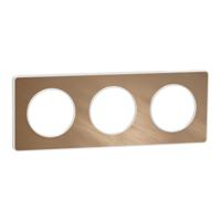 s520806l Schneider Electric Bronze, 3 Gang, Odace