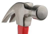 537-007 RS PRO Steel Claw Hammer with Fibreglass Handle, 567g