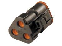 dt06-3s-ce05 Deutsch, DT06, DT Male 3 Way Connector Assembly for use with Automotive Connectors