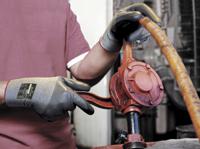 sho577 Showa 576 Grey High Performance Polyethylene, Polyester Work Gloves, Size 8, Nitrile Foam Coating