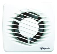 90841aw Xpelair 90841AW DX Wall Mounted Extractor Fan, 76m³/h, 35dB(A), Duct Size 100mm