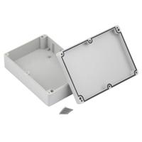 186-2262 RS PRO Grey ABS Enclosure, IP67, IK09, Grey Lid, 176.8 x 125.95 x 56.65mm