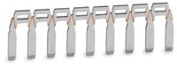 270-409 WAGO 270 Series Jumper for Use with Rail Mount Terminal Blocks, 18A