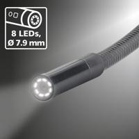 09228255h Laserliner 092.282.55H 7.9mm probe Inspection Camera Extension Cable, 1.5m Probe Length, 1280 x 720pixels Resolution,