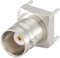 51k101-400a5 Rosenberger BNC Series, Jack PCB Mount BNC Connector, 50Ω, Through Hole Termination, Straight Body