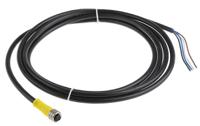 1200865005 Brad from Molex Female 4 way M8 to Female 4 way Free End Sensor Actuator Cable, 2 m