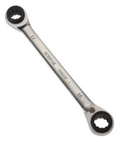310332 Virax Ratchet Combination Spanner, 150 mm Overall, 16 mm, 17 mm, 18 mm, 19 mm Jaw Capacity, Ratchet Handle