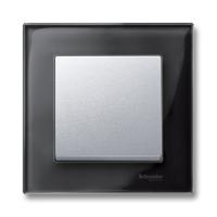 mtn404103 Schneider Electric System M Black 1 Gang Electrical Socket, Indoor Use