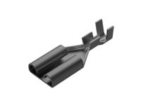 962835-3 TE Connectivity FASTIN-FASTON 375 Black Uninsulated Receptacle Spade Connector, Quick Disconnect Receptacle, 9.53 x