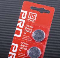 866-0672 RS PRO CR2032 Button Batteries, 3V, 20mm Diameter, 5 Pack