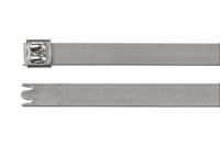 111-95279-mbt27xh-ss316-ml HellermannTyton Cable Tie, Roller Ball, 681mm x 12.3 mm, Metallic 316 Stainless Steel, Pk-50