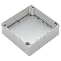 186-2284 RS PRO Grey ABS Enclosure, IP65, IK07, Grey Lid, 149.85 x 149.85 x 60mm