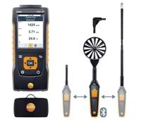 0563-4410 Testo 440 dP Air Flow ComboKit 2 with Bluetooth NTC, TC, Vane Anemometer, 50m/s Max, Measures Air Velocity,