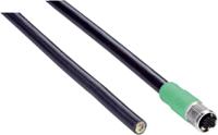 yf2a2d-030uv1xleax-6042772 SICK Female 4 way Straight M12 to Male 4 way Straight M12 Connector Cable, 3 m