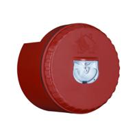 812014full-0262x Eaton Red Flashing Beacon, 9 → 60 V dc, Wall Mount, LED Bulb, IP33C, IP65
