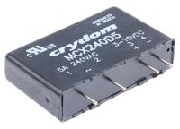mcx240d5 Sensata Crydom MCX Series Solid State Relay, 5 A Load, DIN Rail Mount, 280 V Load, 15 V Control
