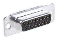 121073-2056-d ITT Cannon D* 15 Way Panel Mount D-sub Connector Socket