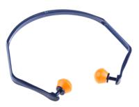 1310 3M E.A.R 3M  Series Blue, Orange Disposable Band Ear Plugs, 24dB Rated, 10 Pairs