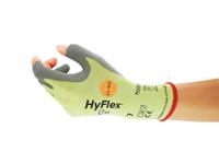 11422080 Ansell 11-422 Yellow Fibreglass, Polyamide Work Gloves, Size 8, Aqua Polymer Coating