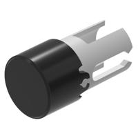 19-9310 Indicator Lens Round Style, Black, 7.3 diameter